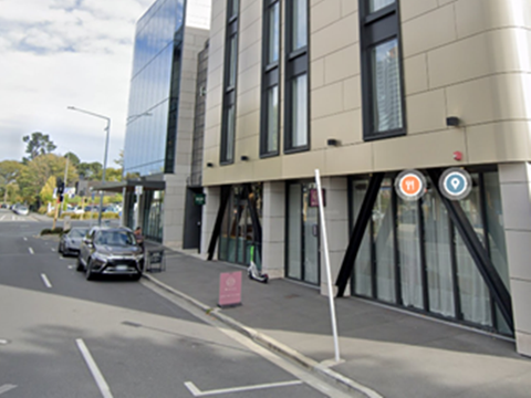 Sudima_Christchurch_Cityホテルの外
