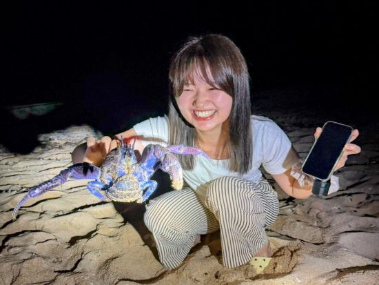 送迎無料＆当日予約17時まで★【ヤシガニ99.9％高遭遇率＆星空鑑賞＆ビーチ＆ホタル鑑賞】星空ナイトジャングル＆ドライブツアー！1組貸切有★ ＜ 石垣島＞