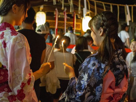 京都バスツアー 夜の夏の旅 下鴨神社「御手洗祭」＋仁和寺 国名勝指定の庭園ライトアップ＜約4時間／京都駅発＞by おこしバス（京都定期観光バス）