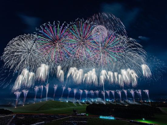 モエレ沼花火　川合MS提供 (3)