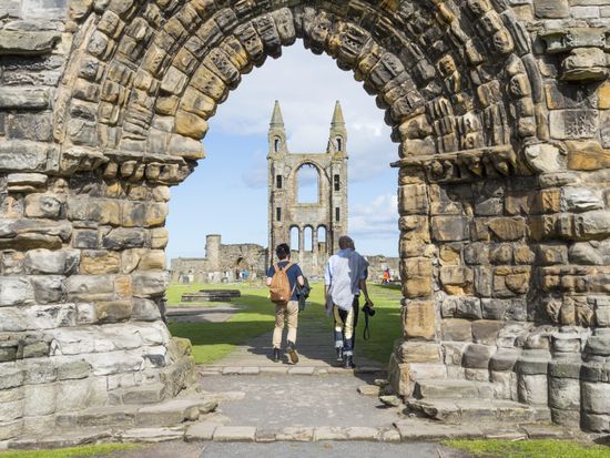 st andrews cathedral landscape