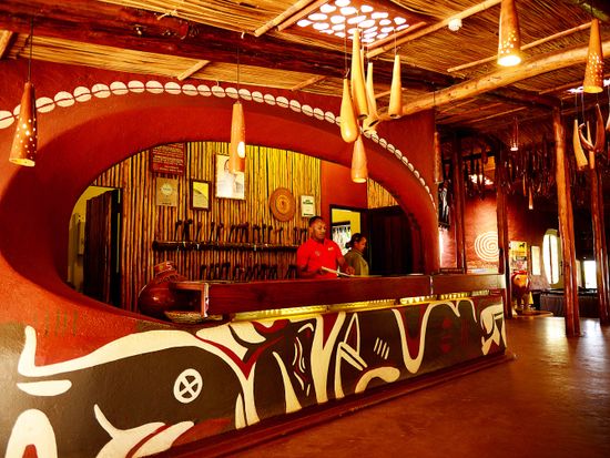 Amboseli Serena Safari lodge - Reception