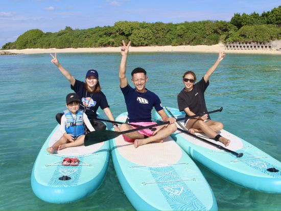 奄美大島サップ体験 透明度抜群の奄美ブルーで海上散歩 高画質写真無料プレゼント＜約90分＞