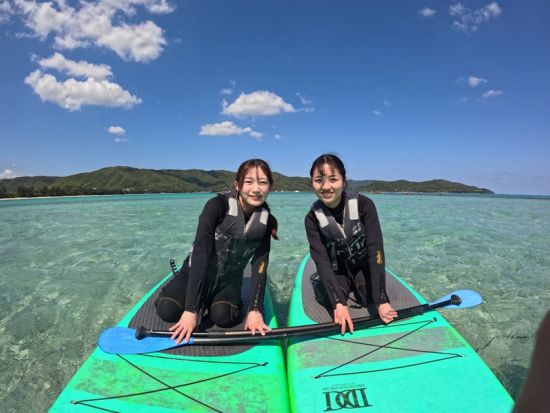 奄美大島〈お得なセットプラン〉SUP+クリアカヤック＋シュノーケリング180分】奄美大島を満喫！ドローン撮影無料！by 奄美シーランド