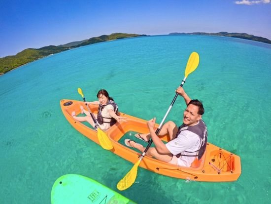 奄美大島〈お得なセットプラン〉SUP+クリアカヤック120分】奄美大島を満喫！ドローン撮影無料！by 奄美シーランド