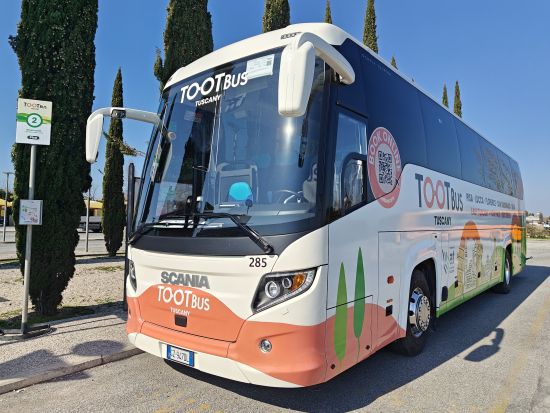 トスカーナ・トラベル・パス　フィレンツェ他人気4都市を結ぶ「TOOTBUS」乗車チケット＆日本語オーディオガイド＜1・2・3・5日券＞＊直前予約もOK＊