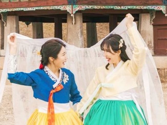 ソウル韓服レンタル ヘアスタイリング体験＆景福宮入場券付き
