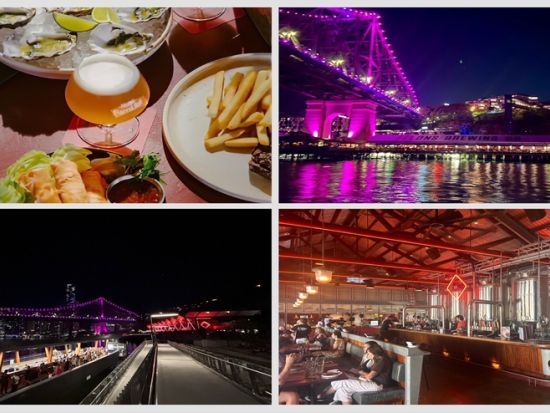 午後からのブリスベンツアー ～リバークルーズで行く最新グルメ＆スポット、夜景巡り