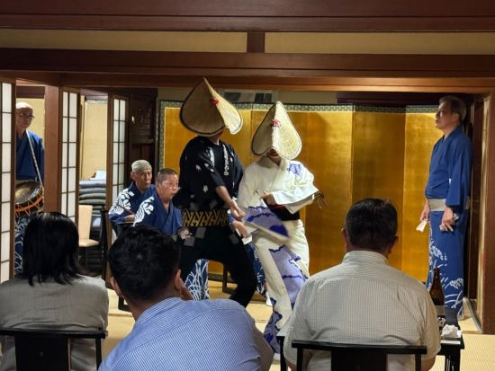 おわら風の盆特別体験ツアー 老舗料理旅館で味わう「お座敷おわら」と会席料理＜夕食付／8月限定／八尾＞