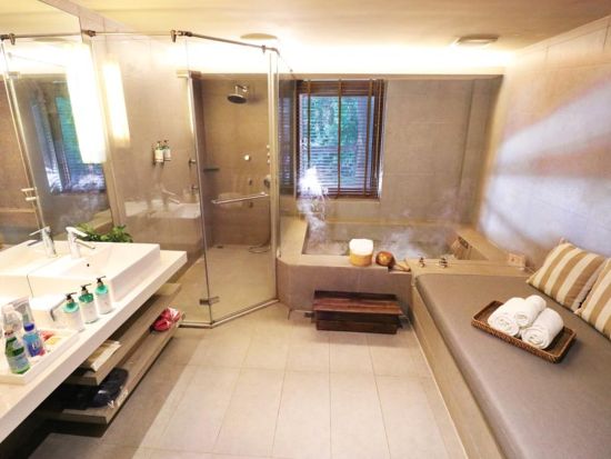 北投温泉「ザ・ガイアホテル台北（大地北投奇岩温泉酒店）」入浴券 or スパエリア　事前予約サービス＜シャトルバス無料送迎付き＞