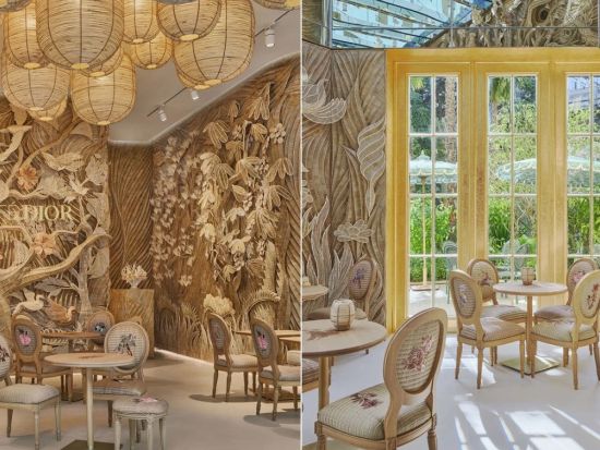 【カフェ座席予約】ディオール・ゴールド・ハウス（Café DIOR）　ディオールが手掛ける優雅な空間でティータイムを満喫！