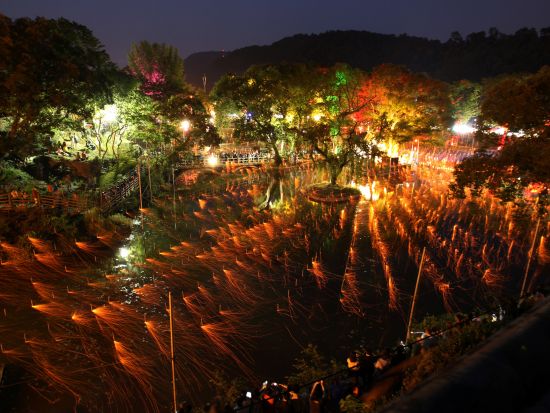 咸安落火ノリ祭り 2026　韓国伝統のファイヤーショー