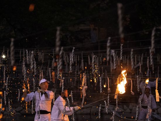 咸安落火ノリ祭り 2026　韓国伝統のファイヤーショー