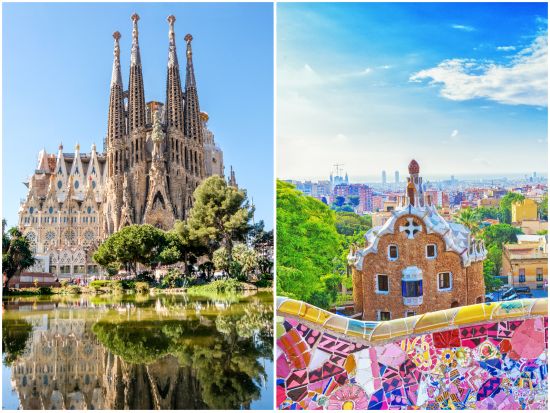 【ガウディ2大人気スポット】世界遺産サグラダ・ファミリア＋グエル公園 午後ツアー　事前予約でスムーズに入場！＜日本語ガイド／バルセロナ発＞