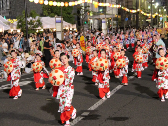 山形花笠まつり2026観賞＆参加ツアー 浴衣姿で踊り手体験と華やかなパレードを満喫＜桟敷席観覧／山形発着＞