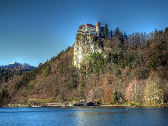 Bled Castle from the Lake
