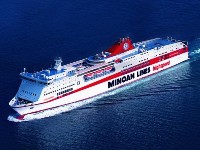 Ferry from Athens to Milos