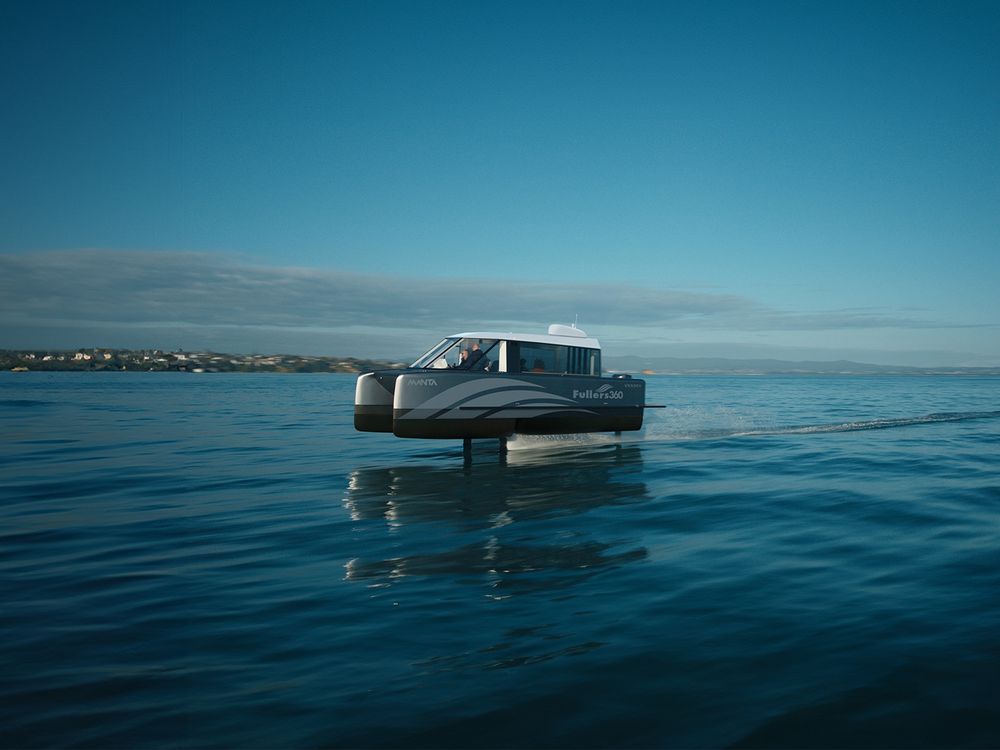 MANTA - Electric Hydrofoiling Vessel