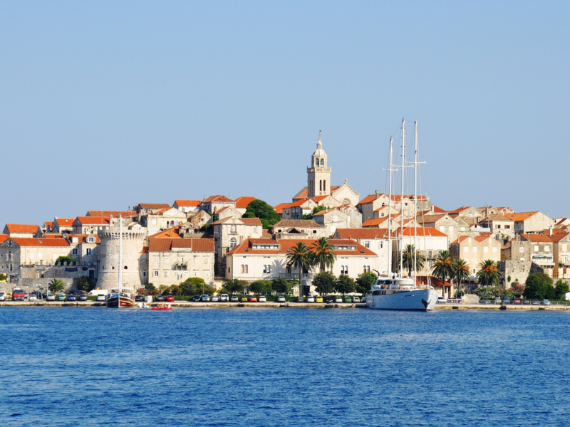 Ferry from Korčula to Split