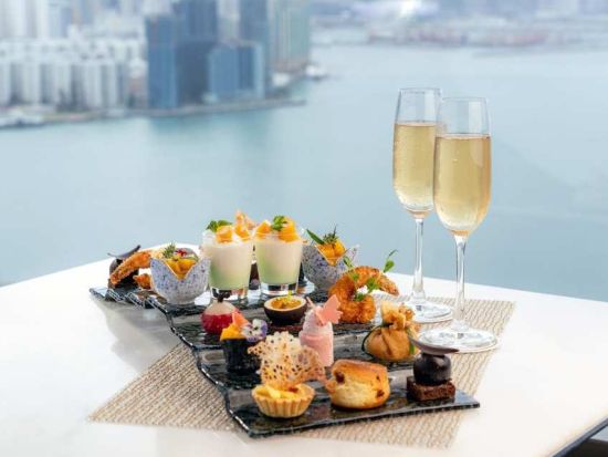 Le 188° レストラン＆ラウンジ☆食事券＆事前予約サービス ＜アフタヌーンティー＞*ハーバー・グランド香港内