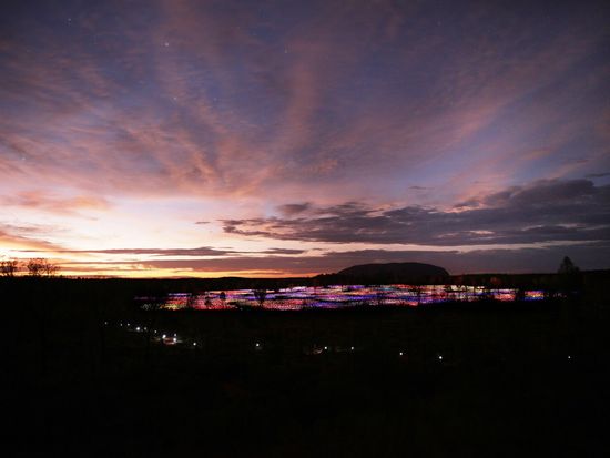 Field of Light - Sunset