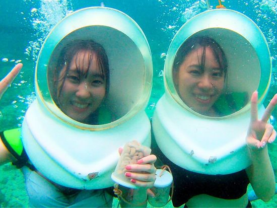 （2島巡り）パンダノン島＆オランゴ島 保護区シュノーケル＋バナナボート＆サップ付き　パラセーリングやシーウォーカー選択可＜日本語／BBQランチ＞の写真5