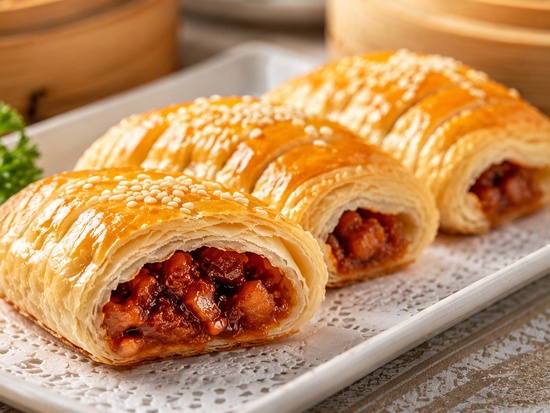 軽食ビュッフェ -チャーシュー入りパイ