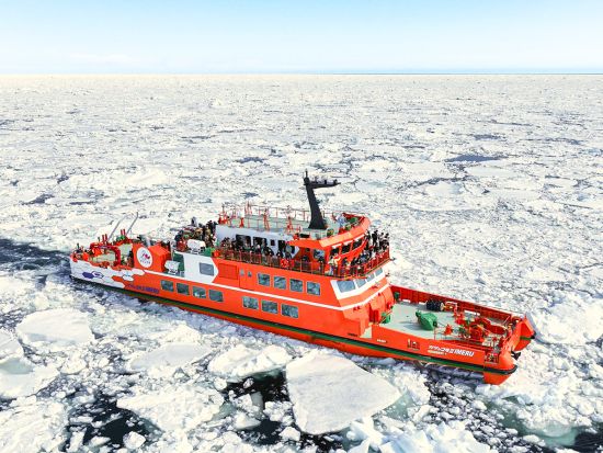 札幌近郊の流氷クルーズ(流氷砕氷船)（2026年）｜現地ツアー