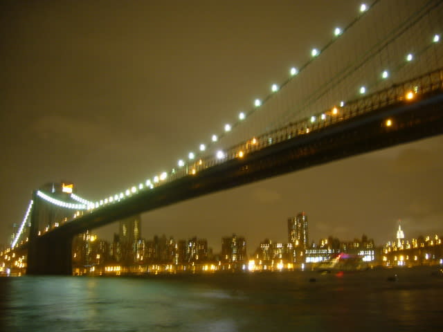 アメリカ ニューヨーク ステンドグラス ブルックリン橋グラスマスターズ社ブリッジ