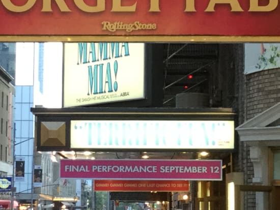 ブロードウェイ ミュージカル チケット予約 15年9月12日最終公演 マンマ ミーア の参加体験談 ニューヨークの観光 オプショナルツアー専門 Veltra ベルトラ