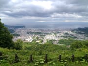 天狗山山上俯瞰小樽景色